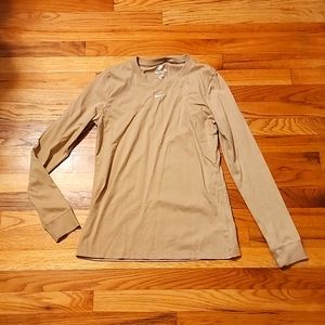 The Nike Tee - tan/long sleeve